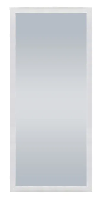 Espejo enmarcado rectangular Shadi Taco blanco 178 x 78 cm