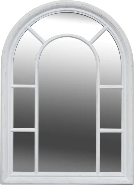 Espejo ovalado Ventana blanco INSPIRE 104 x 74 cm